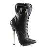 Devious - DAGGER1023 Ankle boot - Pole dance shoes - Black Product image